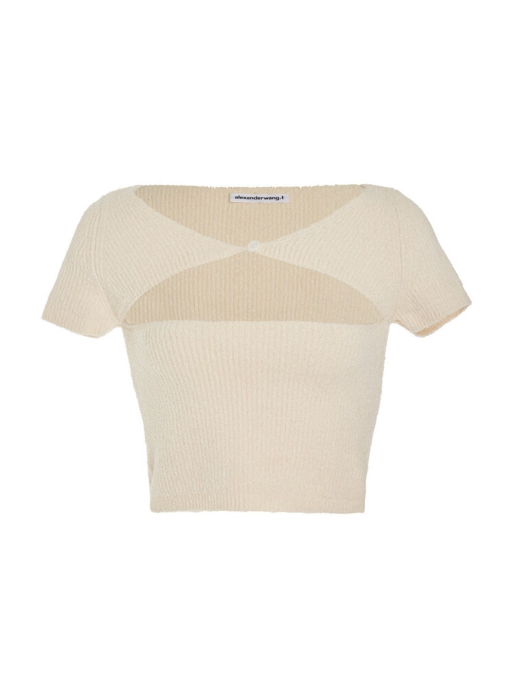 Alexander Wang Cropped Cut-Out Top
